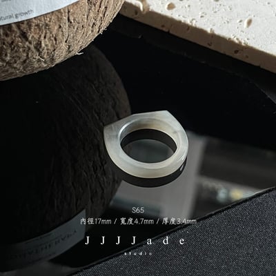 S63 64 65 66 煙璃 | 烟灰鑽面戒指 港碼17 149