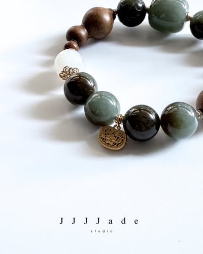 T342 凘琢 | 和田玉手串8