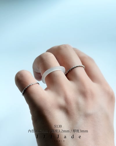S121~130 漫漫 | 冰白方圓戒指21