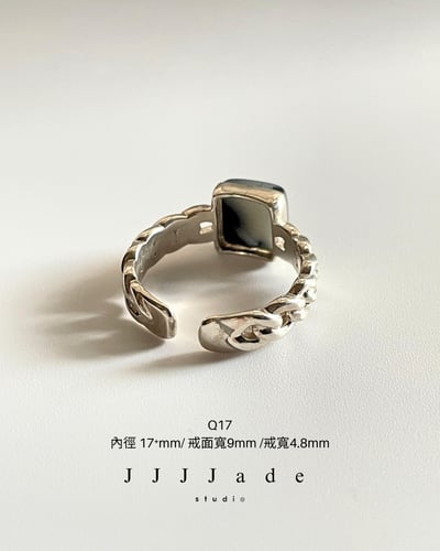 Q16 17 18 指界 | 銀鑲戒指11