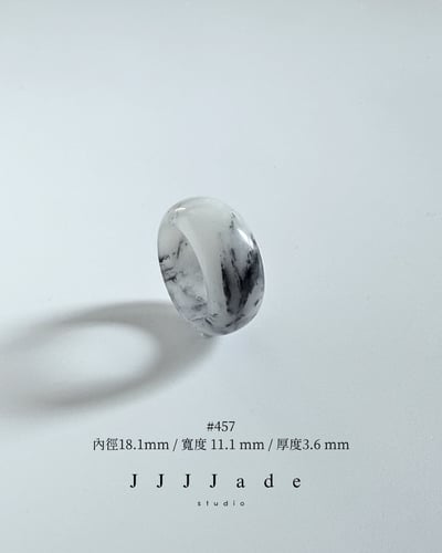 #456~458 淬跡 | 和田玉青花戒(可定製)9