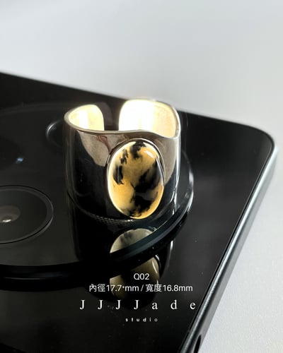 Q01 02 塔影 | 幾何銀鑲15