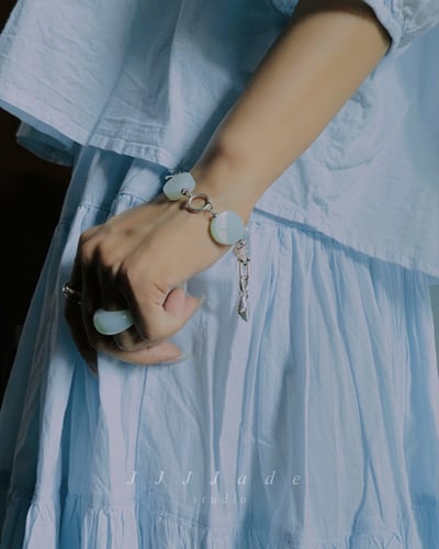 X46 洛 珞 |  圓舞曲 Waltz' Collection Bracelet (且末奶藍)11