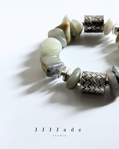 T338 餘想 | 和田玉籽料手串5