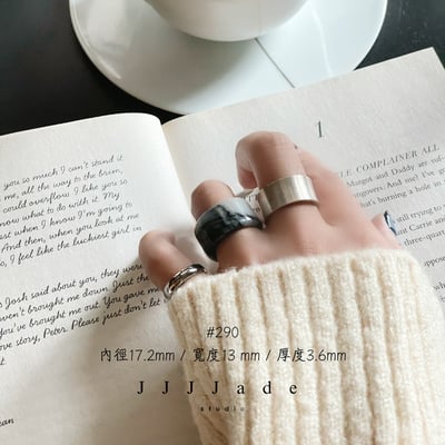 #287 288 289 290 墨韻 港碼17 15 內徑18+ 17+ 指間|水墨17