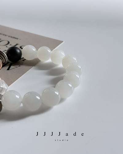 T344 旋霏 | 和田玉白玉手串2