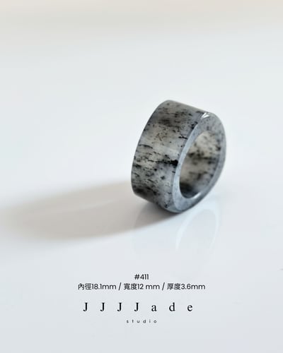 #405~416渢映| 和田玉籽料青花三角戒指14