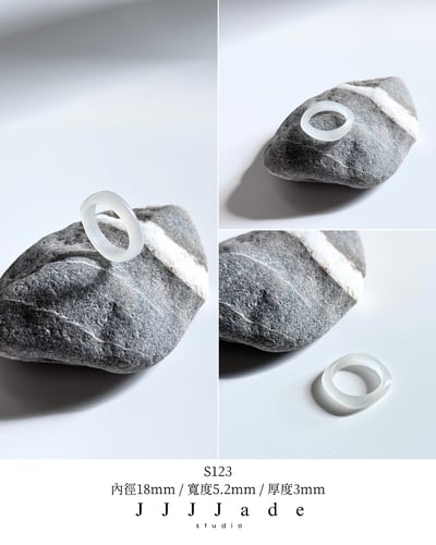 S121~130 漫漫 | 冰白方圓戒指6