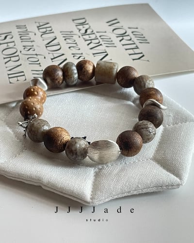 T217 末砂 | 白底草花11