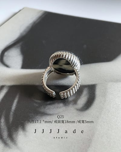 Q24~Q28 寂息 | S925銀鑲戒指9