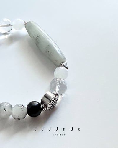 T340 寒序 | 和田玉手串4