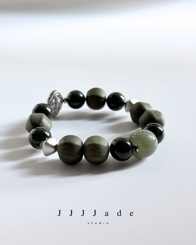 T339 抵曉 | 和田玉合香珠手串8