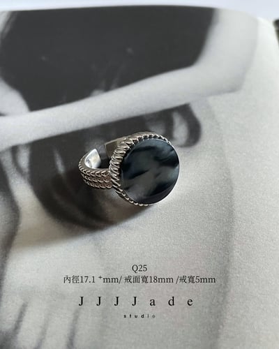 Q24~Q28 寂息 | S925銀鑲戒指7