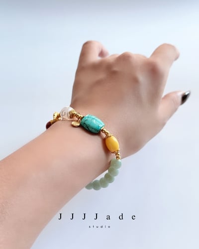 T314 祈遇 | 和田玉手多寶手串7