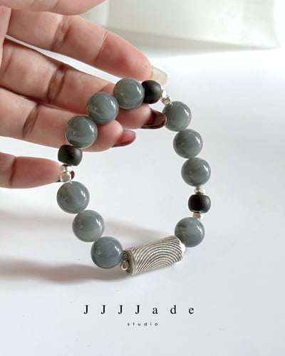 T313 煙漣 | 和田玉手串5