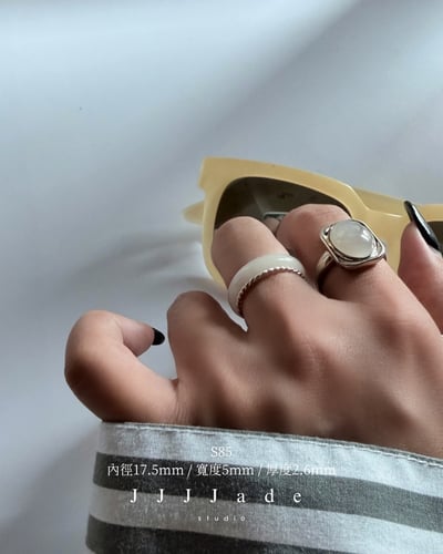 S80~S90 縷縷 | 和田玉白玉細戒13