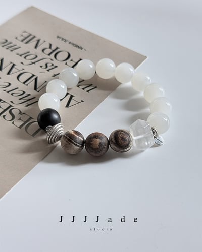 T344 旋霏 | 和田玉白玉手串3