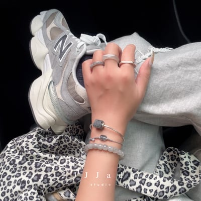 S63 64 65 66 煙璃 | 烟灰鑽面戒指 港碼17 141