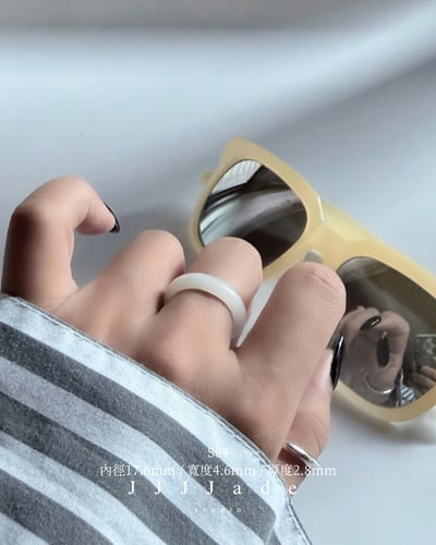 S80~S90 縷縷 | 和田玉白玉細戒11