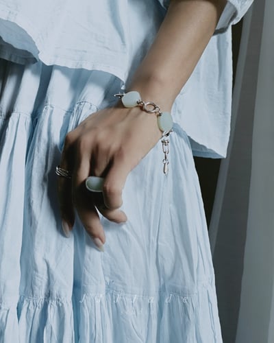 X46 洛 珞 |  圓舞曲 Waltz' Collection Bracelet (且末奶藍)10