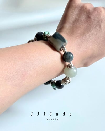 T296 幽生 | 和田玉手串7