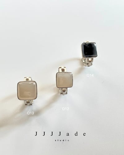 Q12 13 14 弧隙 | 銀鑲戒指2