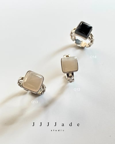 Q12 13 14 弧隙 | 銀鑲戒指1