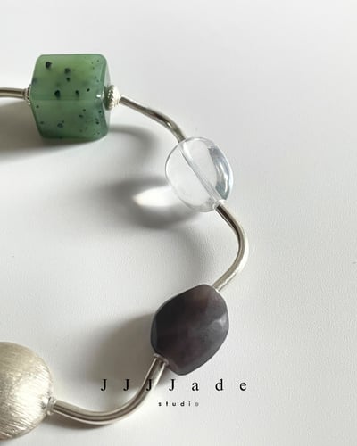 T159 方圓百里 泰銀扭扭手鏈 15cm4