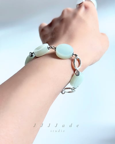X46 洛 珞 |  圓舞曲 Waltz' Collection Bracelet (且末奶藍)8