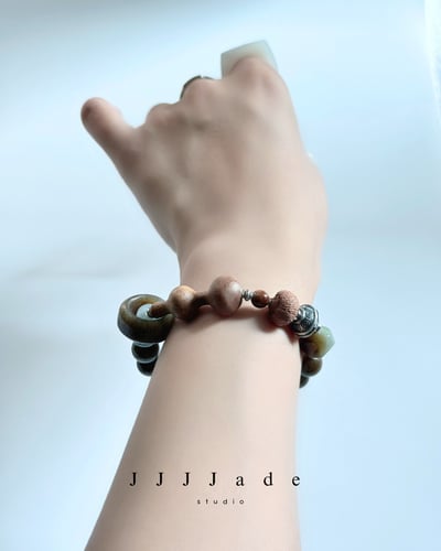 T348 醇若 | 和田玉老紅糖手串7