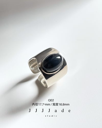 Q01 02 塔影 | 幾何銀鑲10