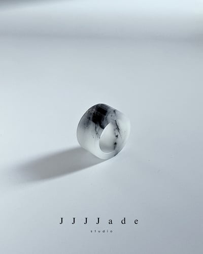 #456~458 淬跡 | 和田玉青花戒(可定製)3