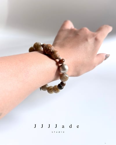 T297 嬉果 | 和田玉手串6