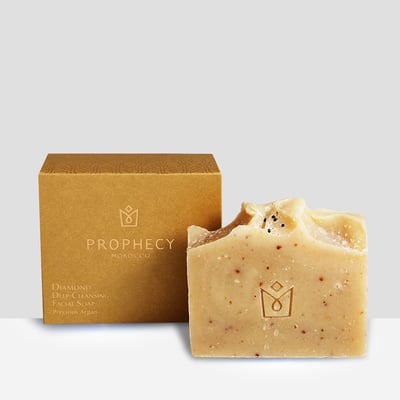 晶鑽摩洛哥堅果金萃油極緻潔顏皂 120g (員購)1