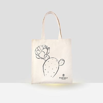 潛遊原棉仙人掌托特包