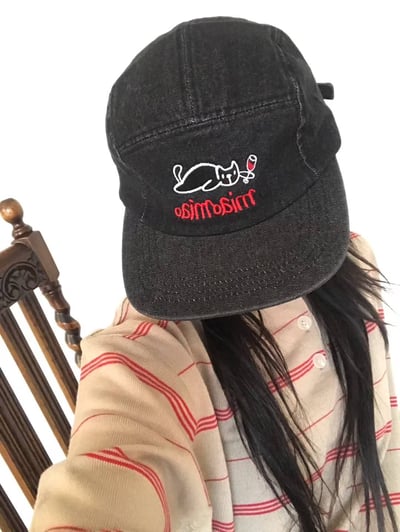 miaomiao牛仔布板帽9