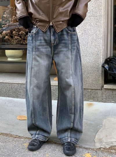 3D Cut Loose Fit Jeans7