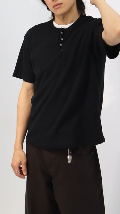 蜂巢布紋亨利衫7