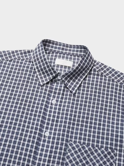 復古格紋BOXY襯衫7