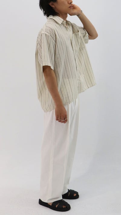 微透薄涼線條襯衫5