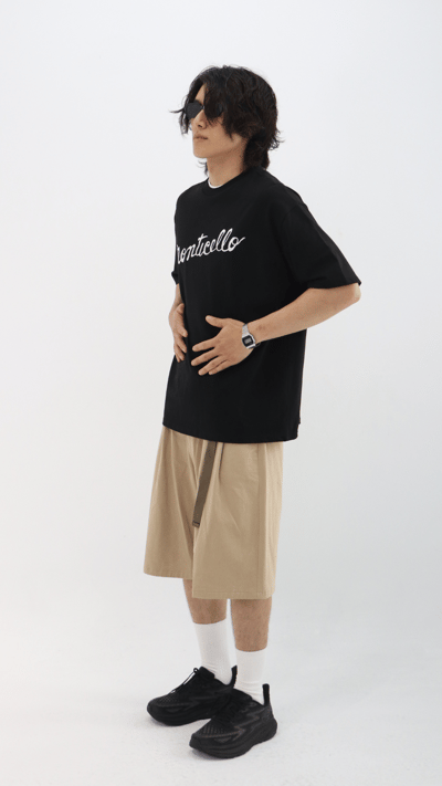 Monticello寬鬆刺繡踢4