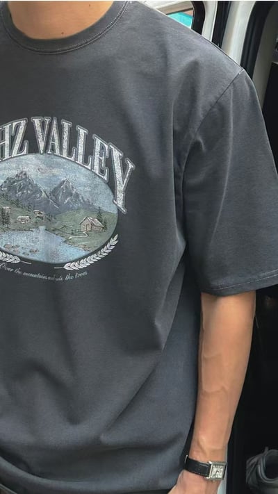 仿舊水洗街頭TEE7