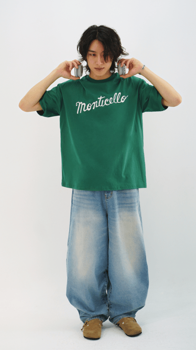 Monticello寬鬆刺繡踢6