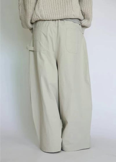 Cream Drift Drawstring Pants7