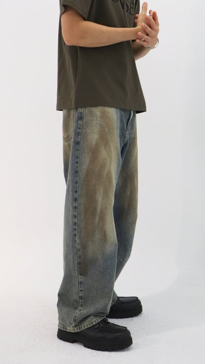 復古刷舊髒髒褲1