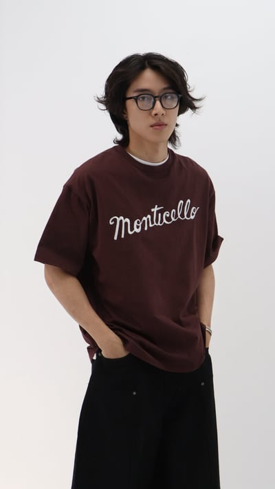 Monticello寬鬆刺繡踢1