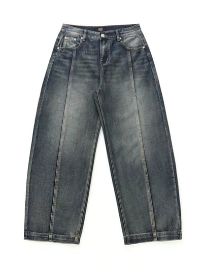 3D Cut Loose Fit Jeans3