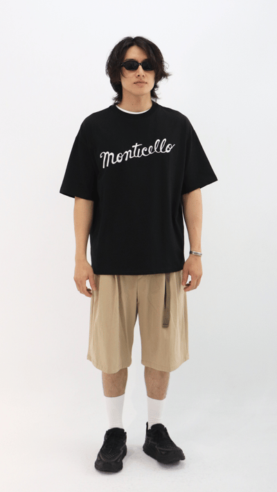 Monticello寬鬆刺繡踢3