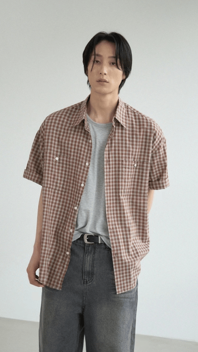** restock熱銷補貨 **  Light Plaid Shirt6