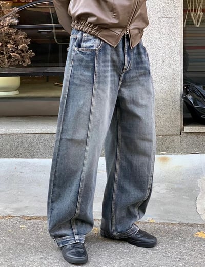 3D Cut Loose Fit Jeans6